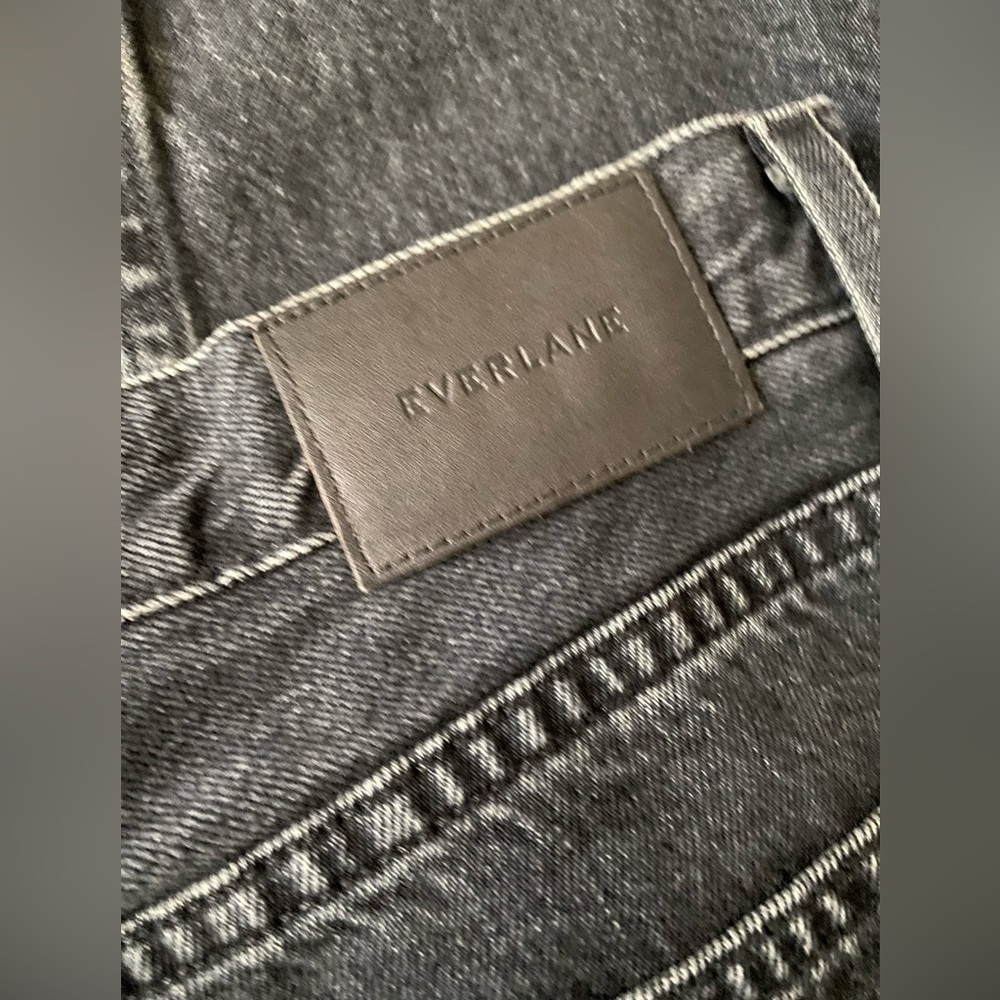 Everlane The 90s Cheeky Jean Organic Cotton Black Button Fly - Picture 6 of 16